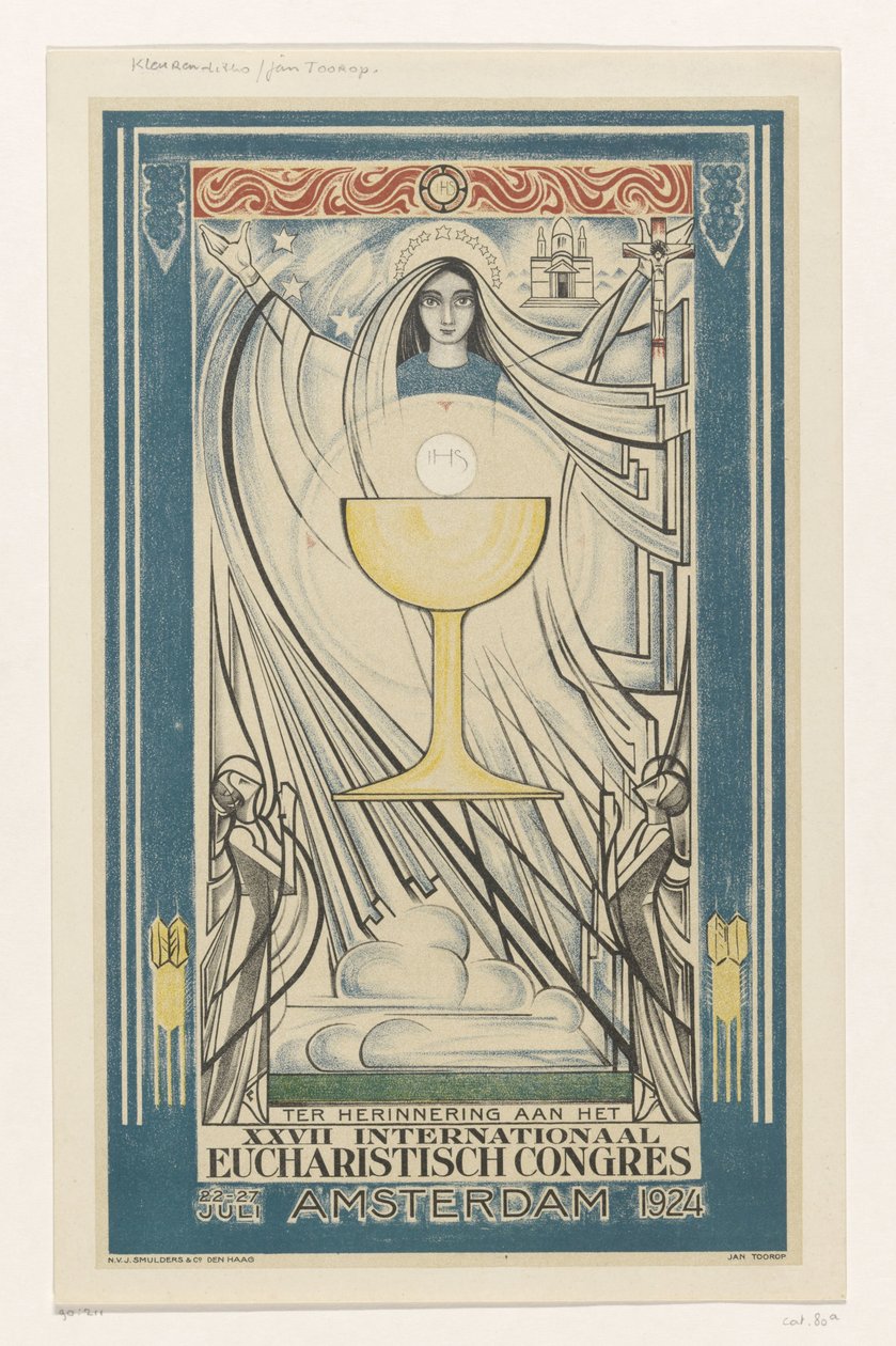 Affiche voor het Internationaal Eucharistisch Congres, 1924 da Jan Toorop