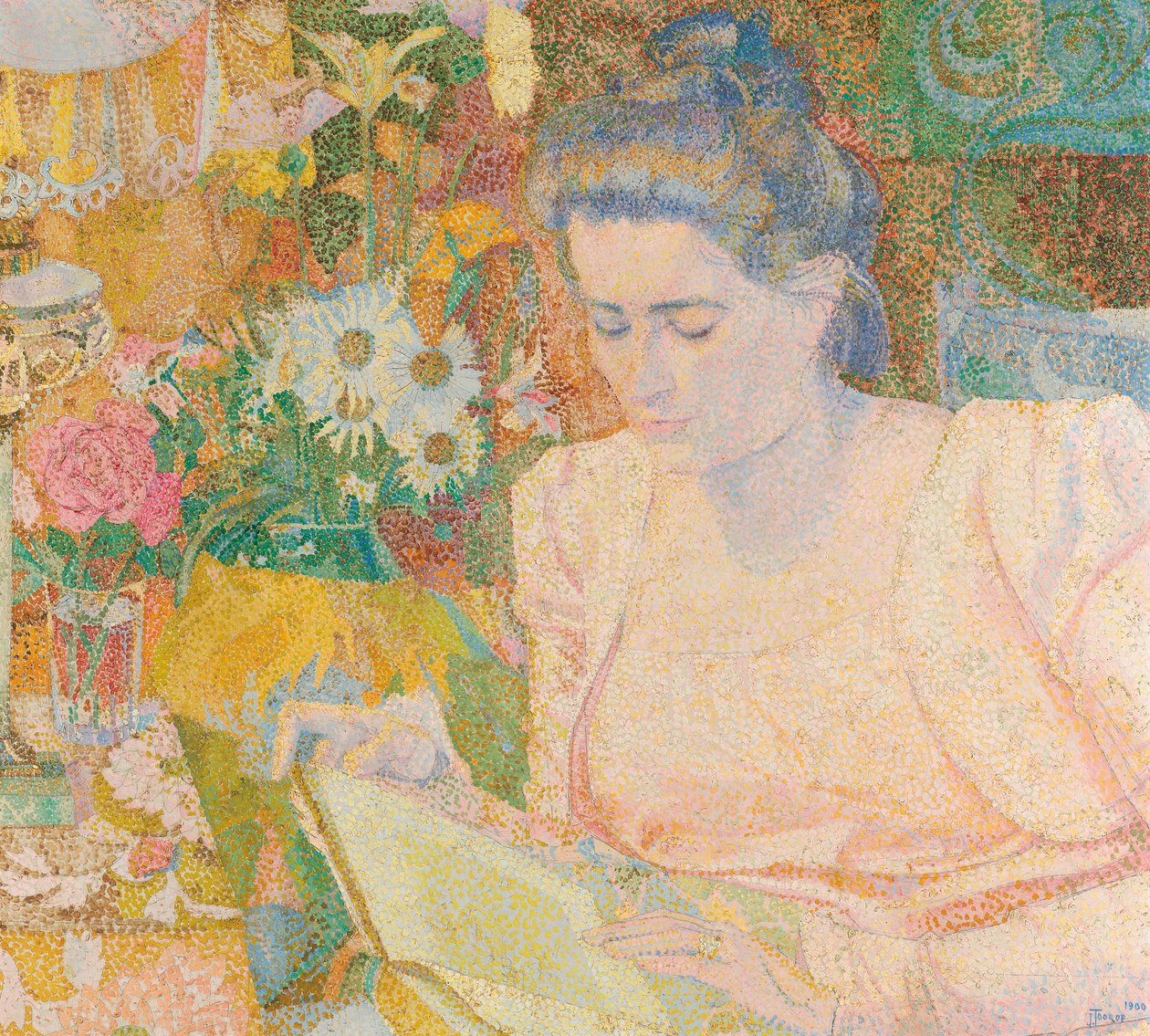 Ritratto di Marie Jeannette de Lange da Jan Toorop