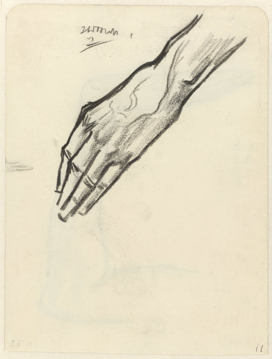 Studio di una mano da Jan Toorop