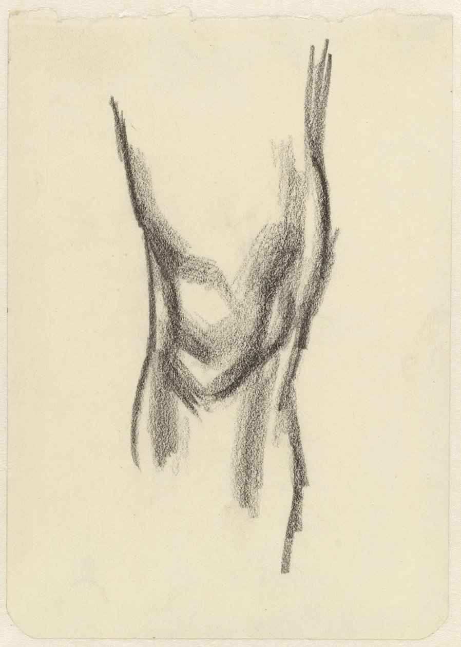 Studio di un ginocchio da Jan Toorop