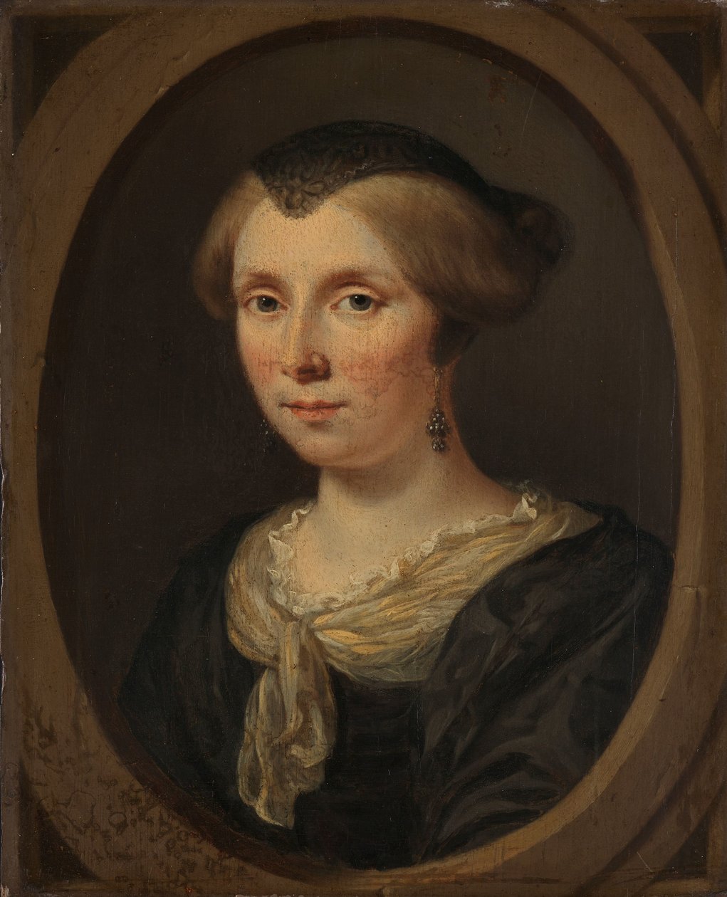 Ritratto di Margaretha Verkolje, moglie di Reinier Couturier da Jan Verkolje (I)