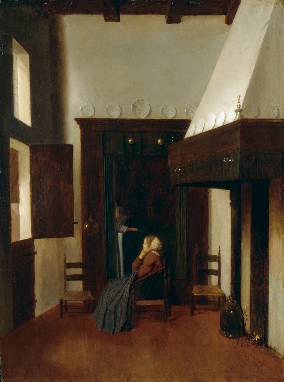 La piccola infermiera, c. 1654-1670 da Johannes Vermeer