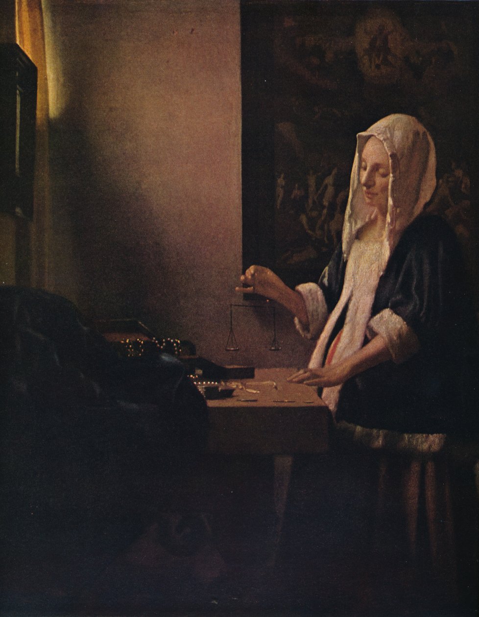 Donna con bilancia da Jan Vermeer van Delft