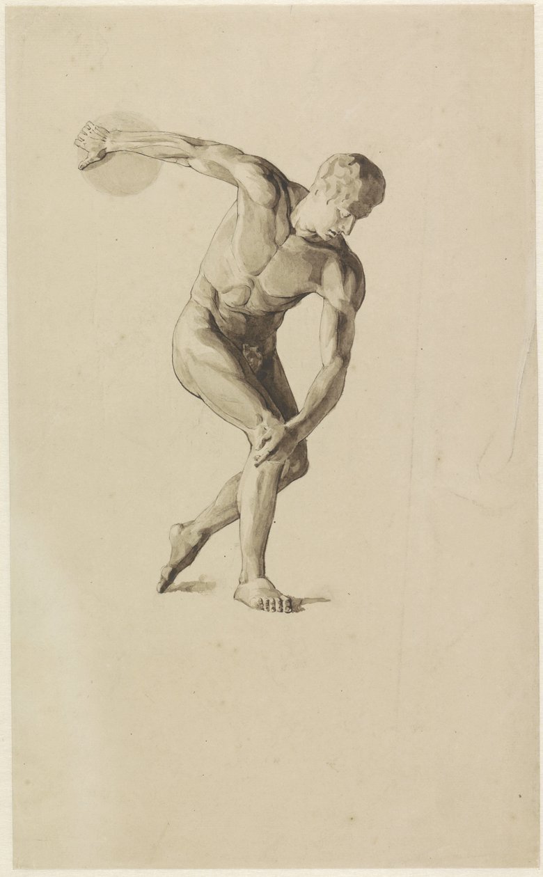 Modello in gesso del Discobolo da Jan Veth