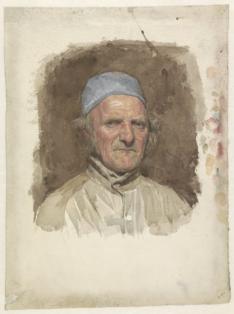 Ritratto di uomo con berretto blu da Jan Veth