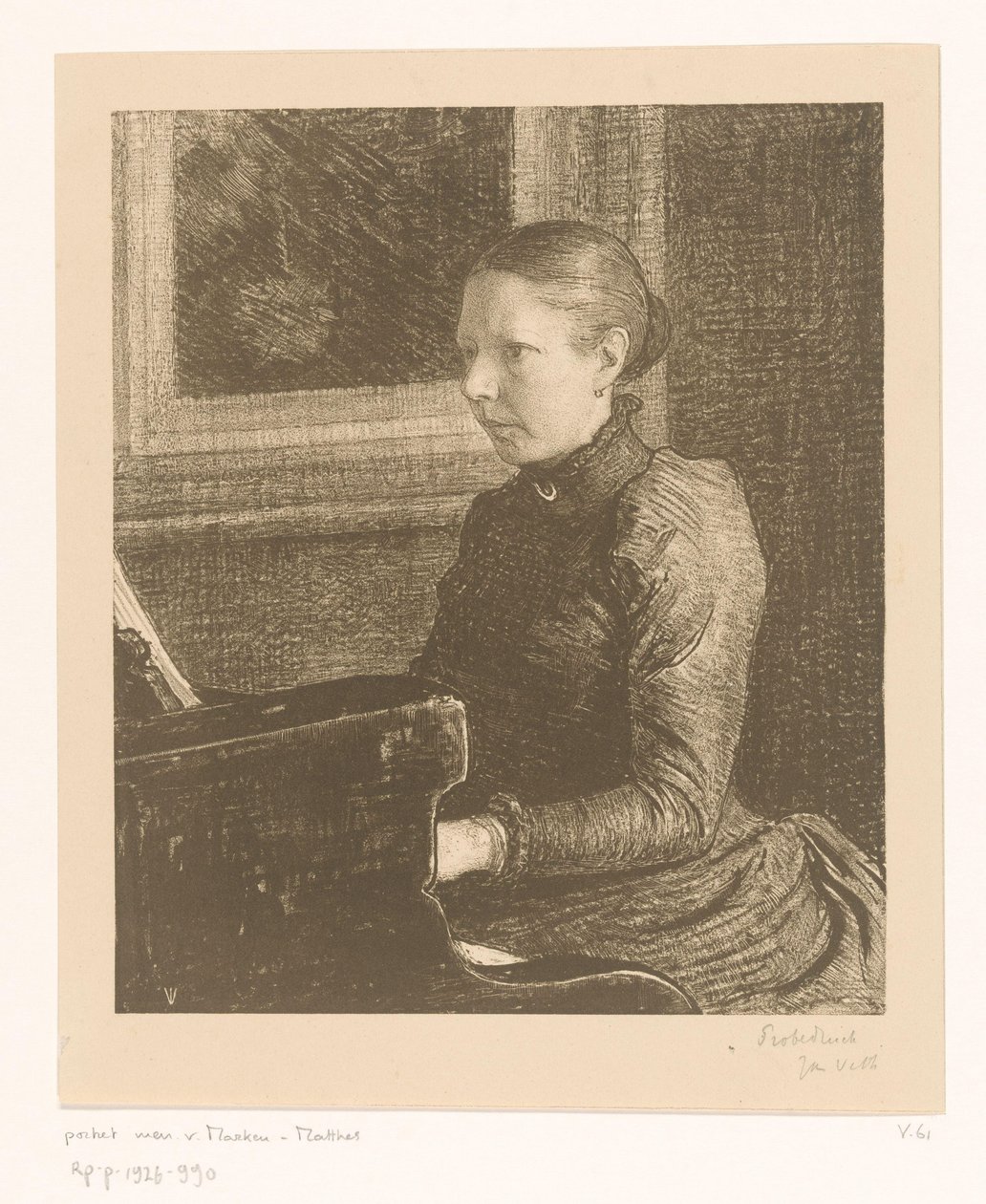 Ritratto di Agneta Matthes da Jan Veth