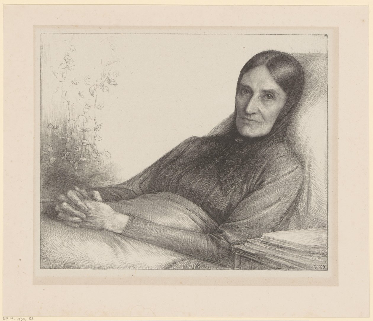 Ritratto di Elisabeth Ragazzi van den Wall Bake da Jan Veth