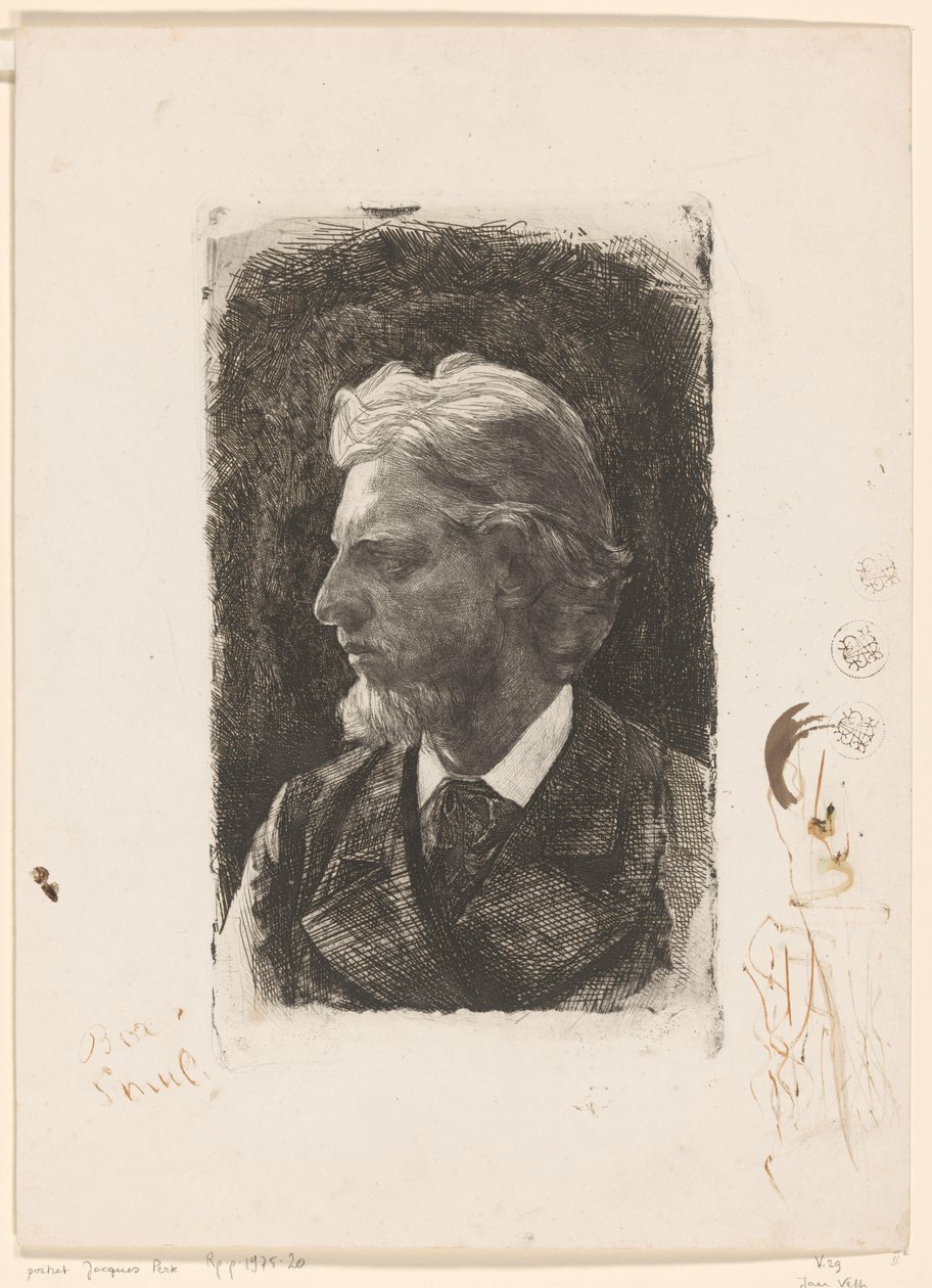 Ritratto di Jacques Perk da Jan Veth