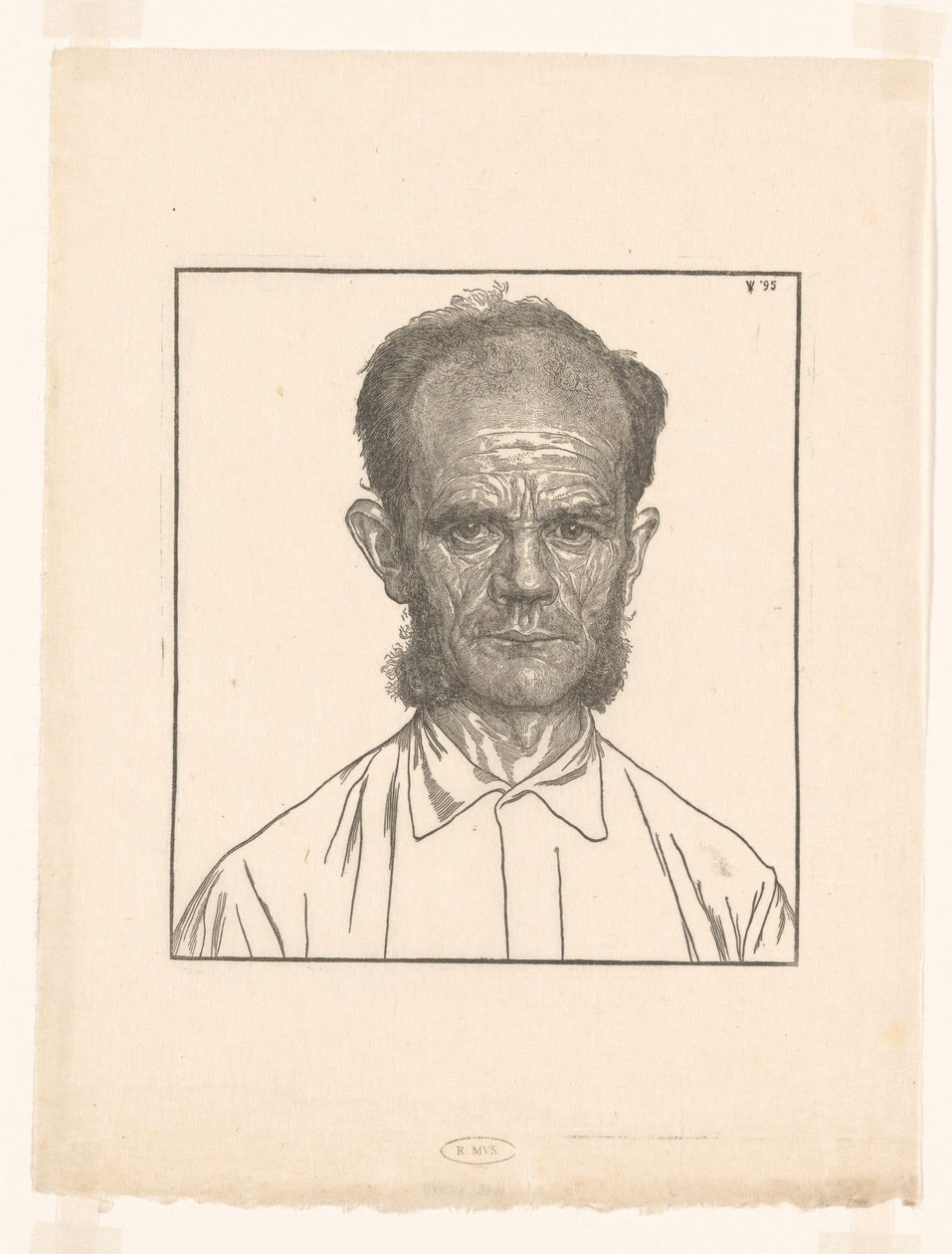Ritratto di Louw, il giardiniere da Jan Veth