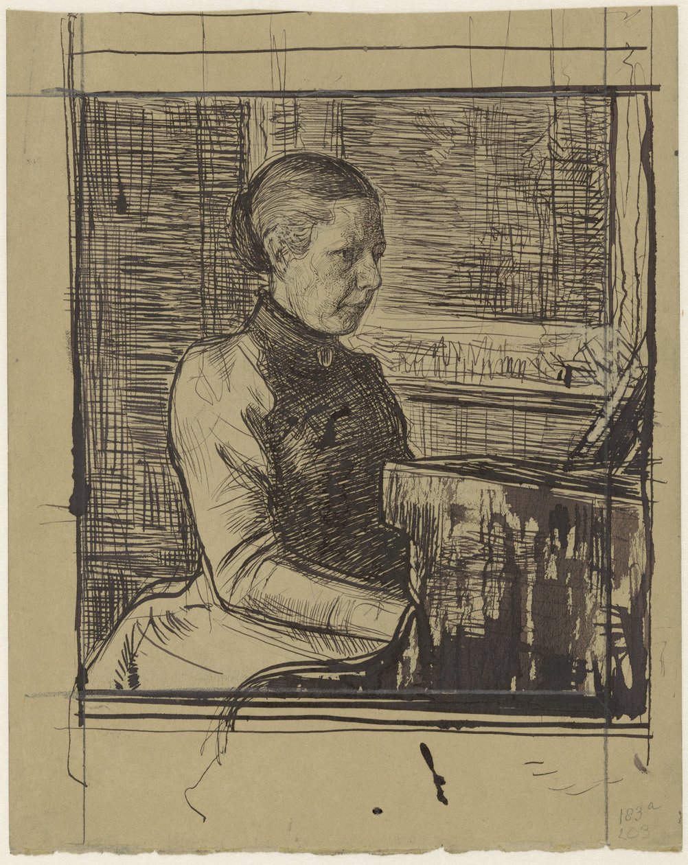 Ritratto della signora Van Marken-Matthes da Jan Veth