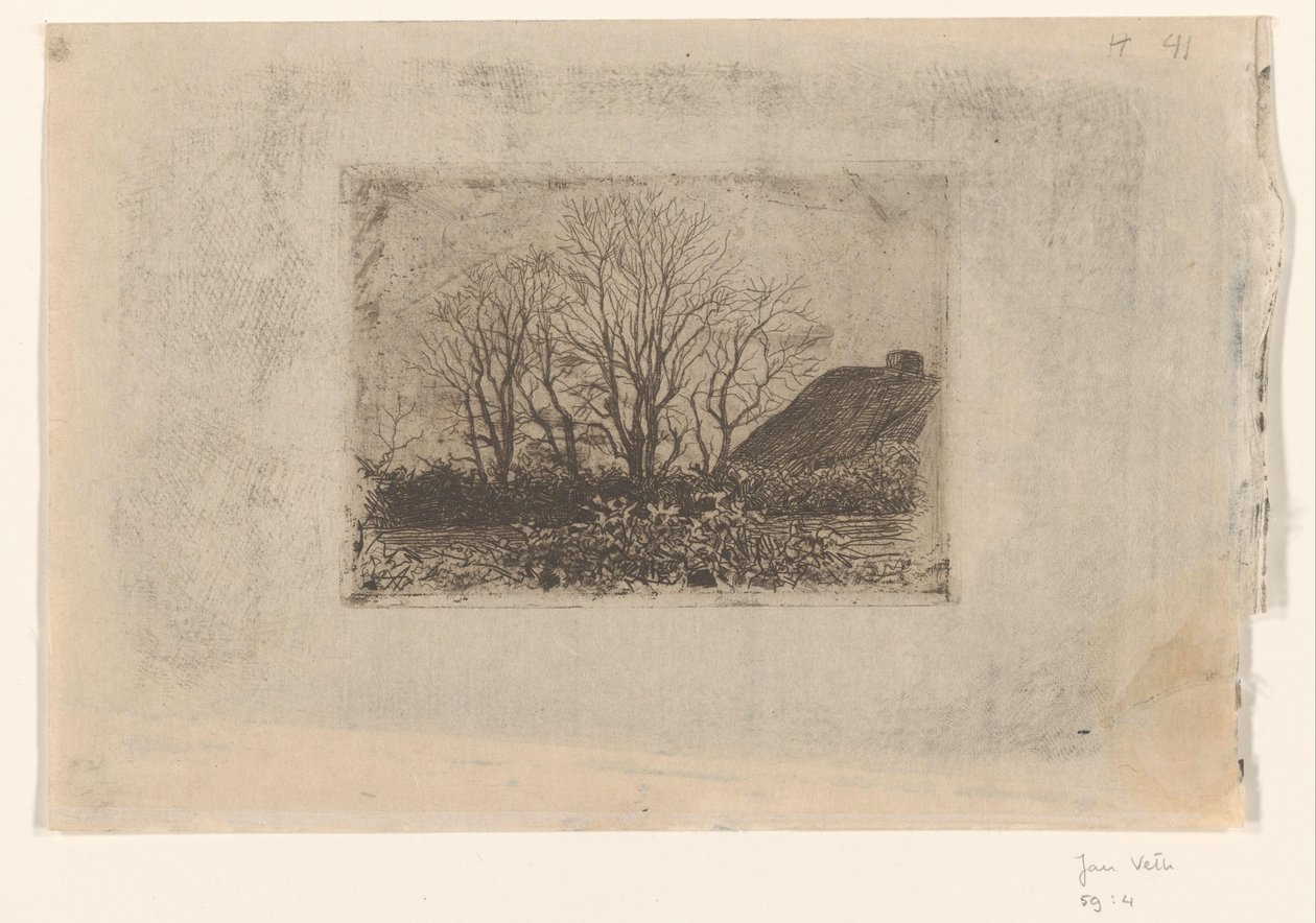 Prato con alberi, Ewijkshoeve da Jan Veth