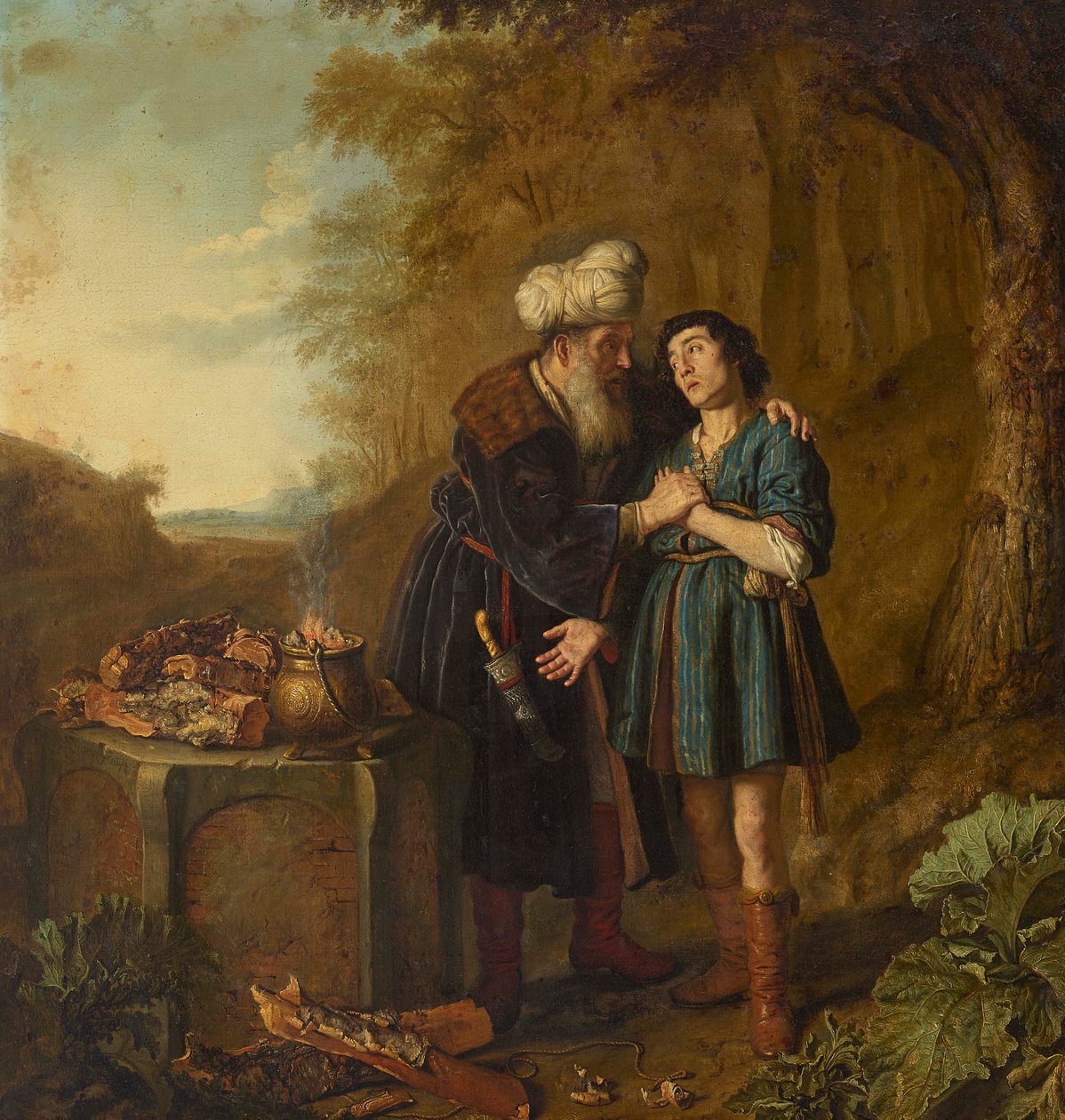 Abramo e Isacco prima del sacrificio da Jan Victors