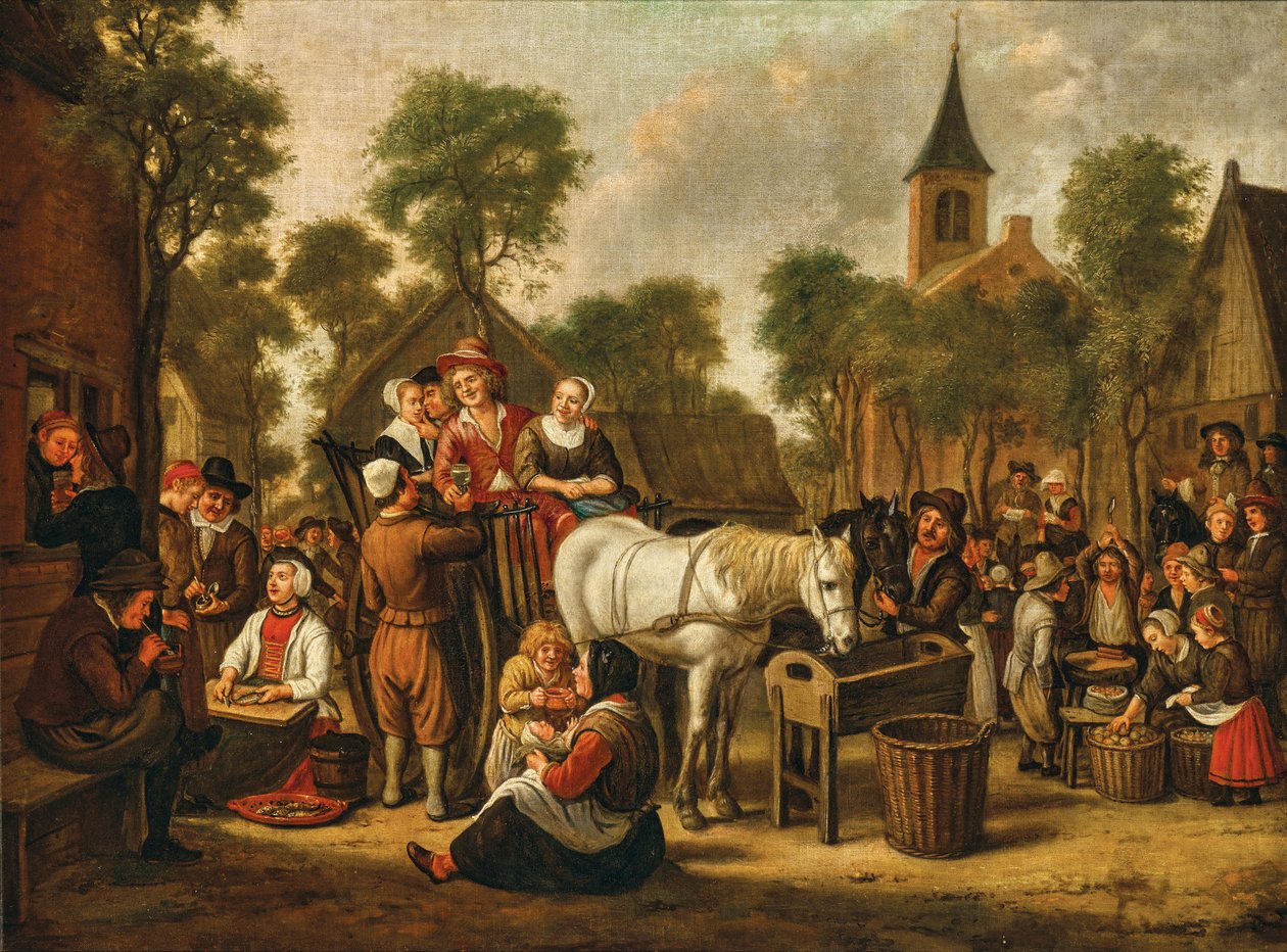 Scena di mercato di Jan Victor 1650 da Jan Victors