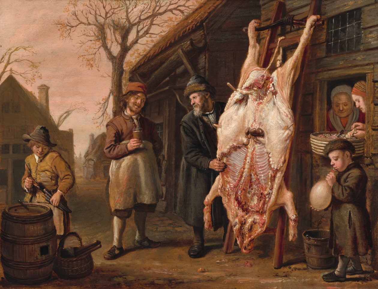 Il maiale macellato da Jan Victors