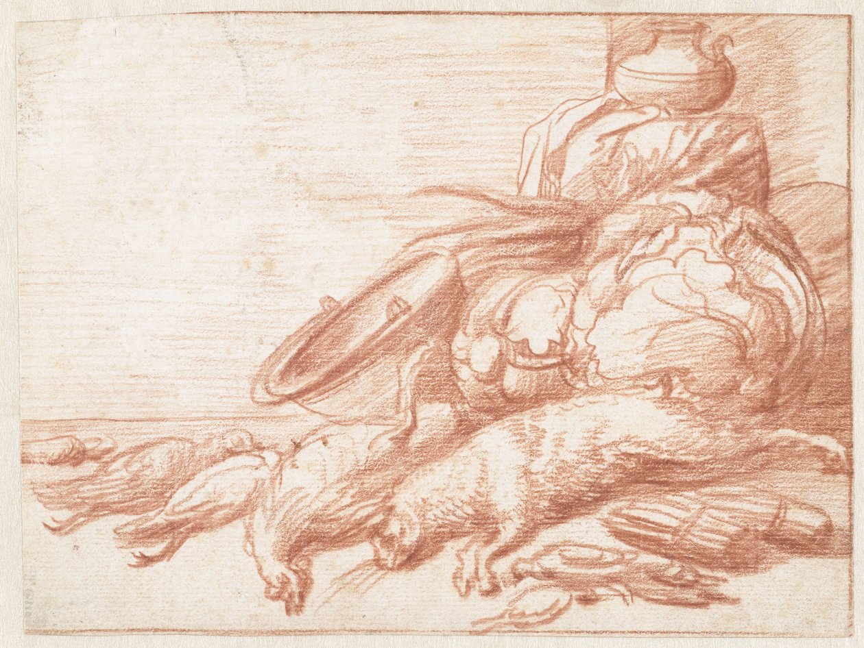 Natura morta con lepre e volatili da Jan Weenix (possibly)