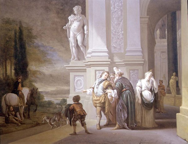 La partenza del figliol prodigo da Jan Baptist Weenix