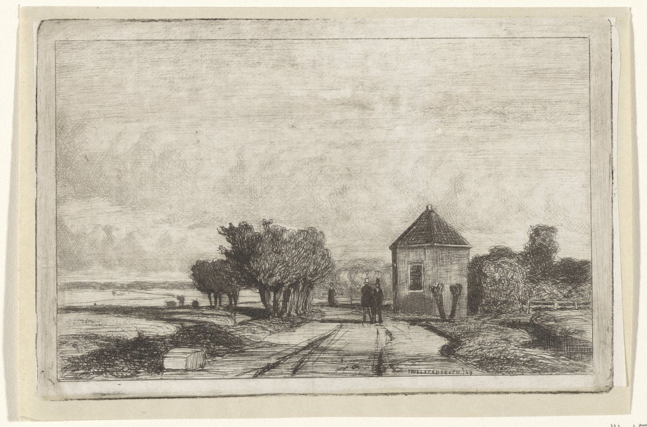 Veduta della Schenkweg con la Cupola da Jan Weissenbruch