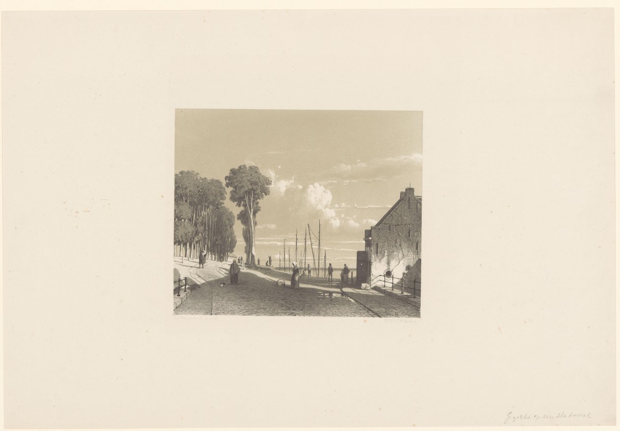 Veduta della Veerweg a Culemborg da Jan Weissenbruch