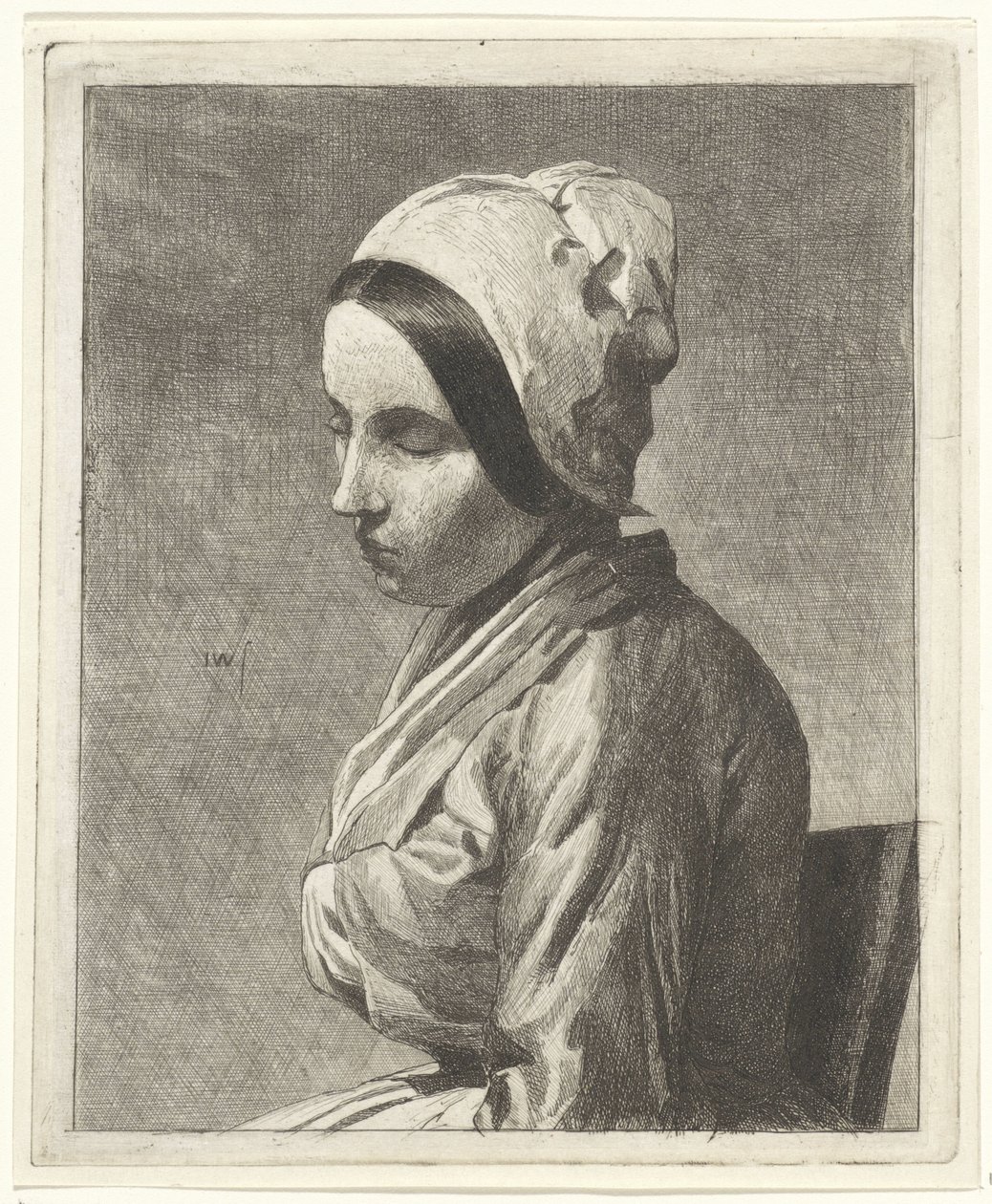 Studio di una donna seduta da Jan Weissenbruch