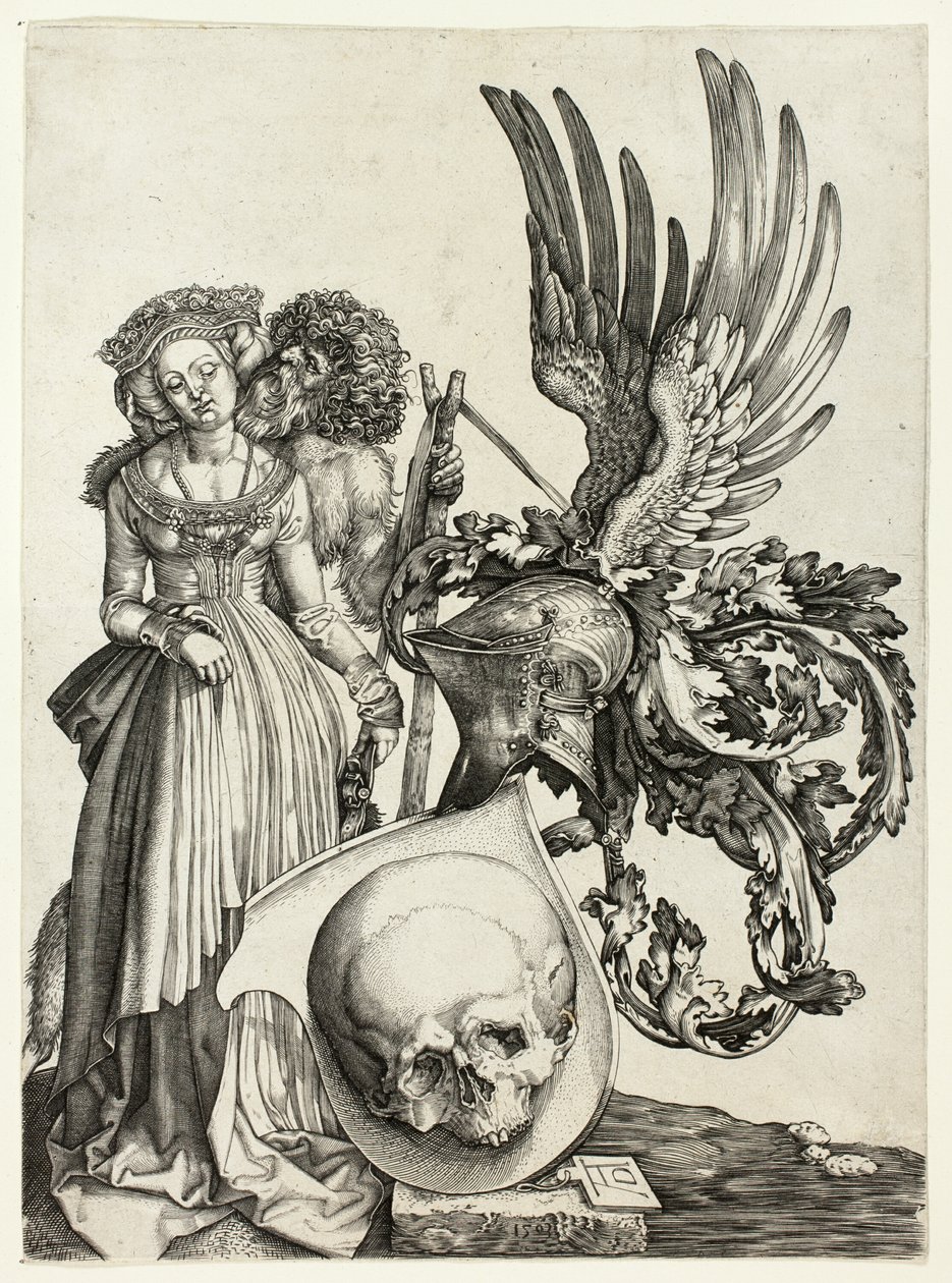 Stemma con teschio da Jan Wierix