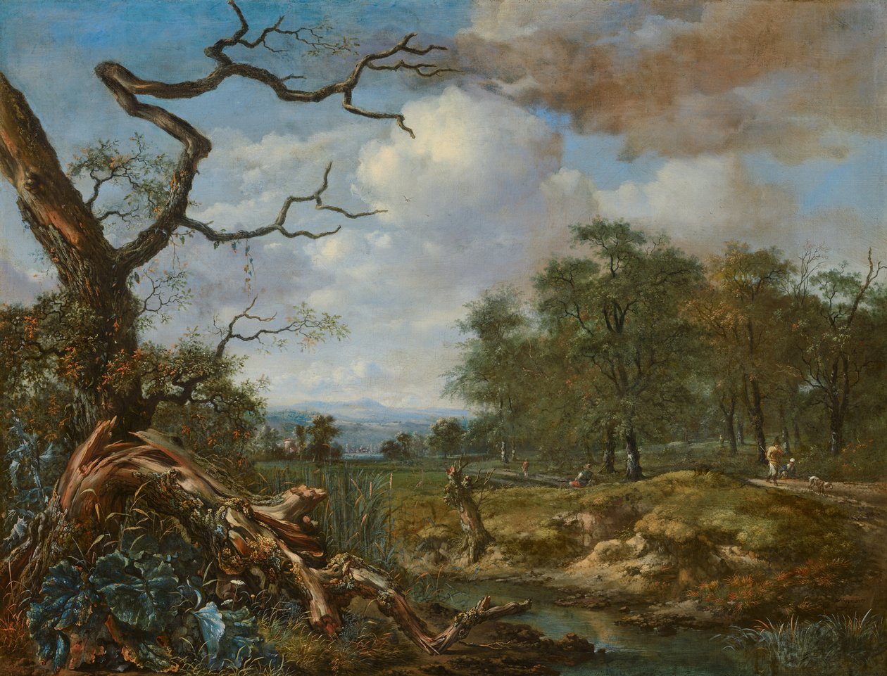 Paesaggio ai margini del bosco da Jan Wijnants