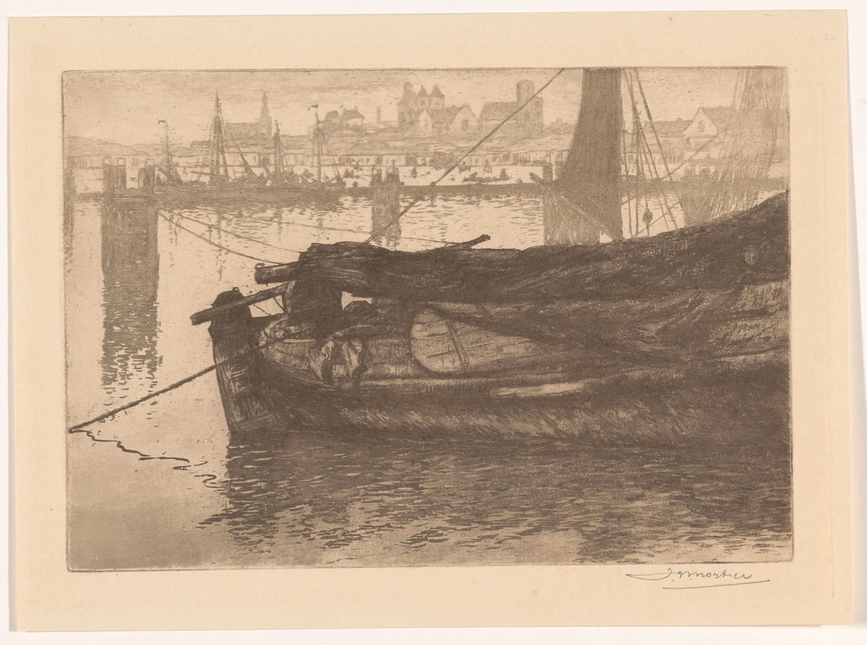 Porto di Scheveningen da Jan Willem Nortier (signed by artist)