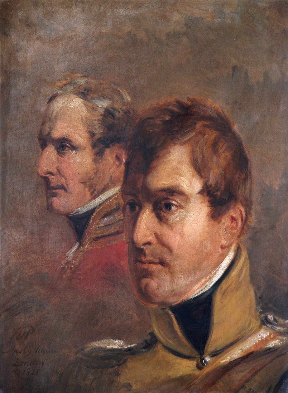 Maggior generale Sir Frederick Cavendish Ponsonby e maggior generale Sir Colin Campbell da Jan Willem Pieneman