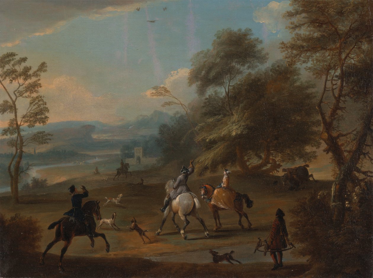 Una Festa di Falconeria da Jan Wyck