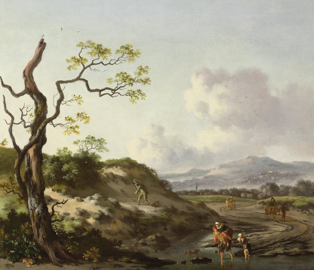 Paesaggio con viaggiatori da Jan Wiynants