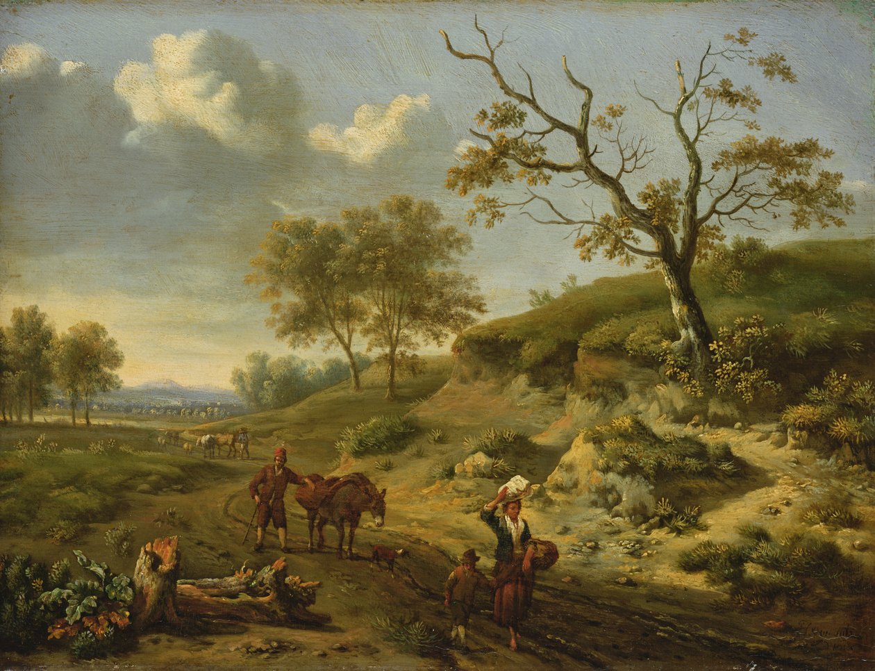 Paesaggio, 1659 da Jan Wiynants