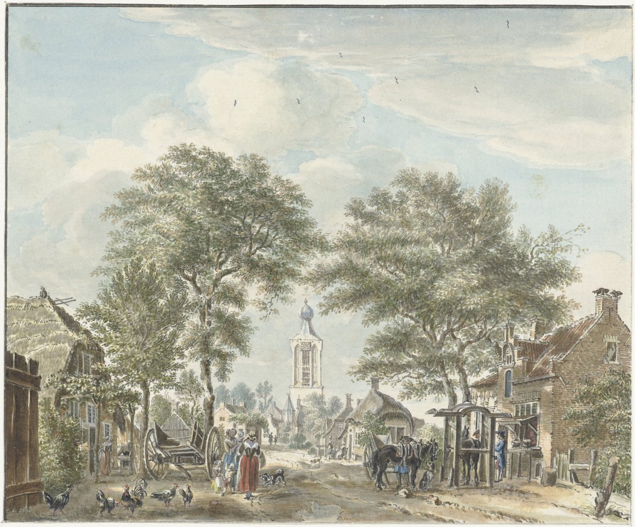 Veduta di Scherpenzeel da Jan de Beijer