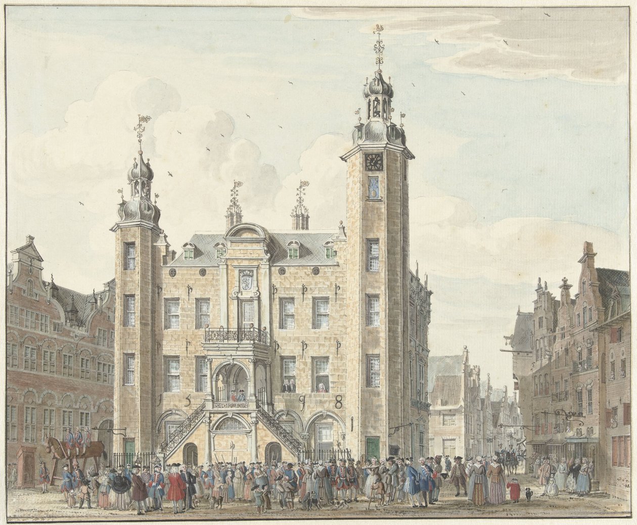 Il municipio di Venlo da Jan de Beijer