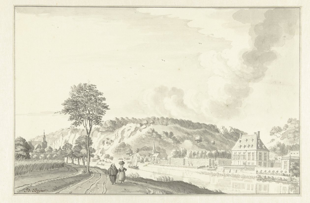 Castello Daff, lungo la Mosa, sopra Namur da Jan de Beijer