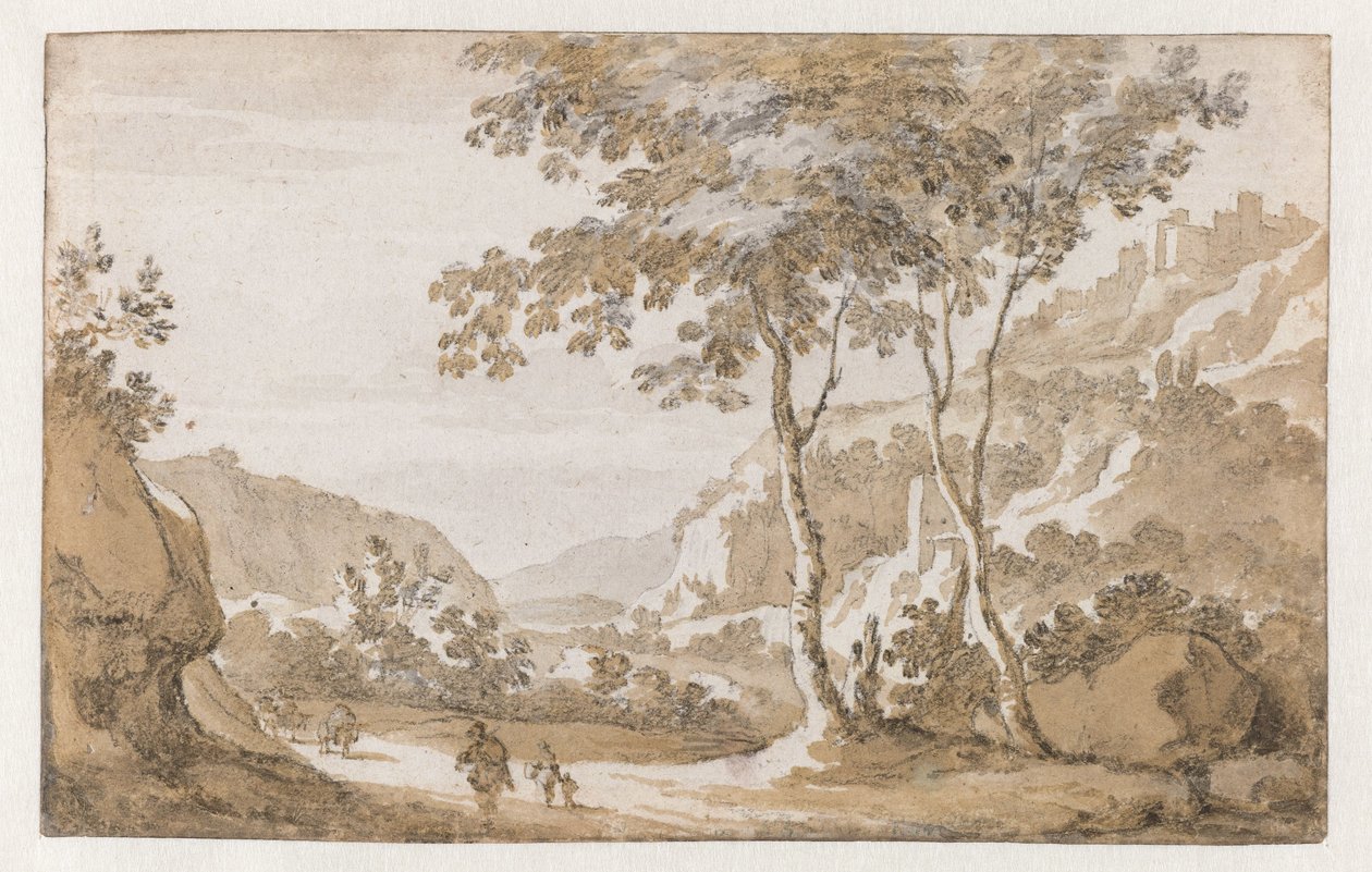 Albano visto da ovest da Jan de Bisschop (attributed to)