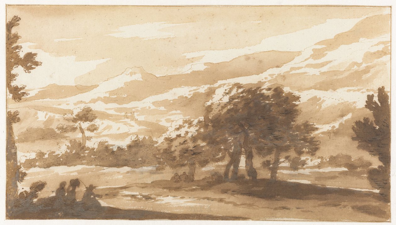 Paesaggio montuoso in Italia da Jan de Bisschop