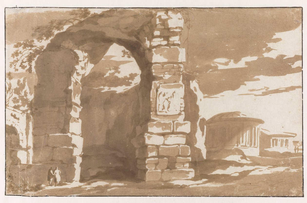 Parte delle terme di Diocleziano e S. Bernardo alle Terme da Jan de Bisschop