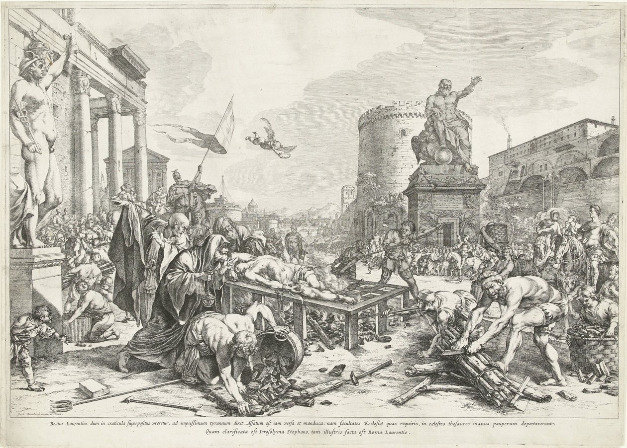Martirio di San Lorenzo da Jan de Bisschop