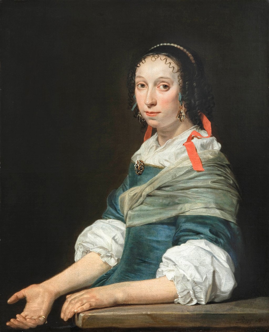 Ritratto di giovane donna da Jan de Bray