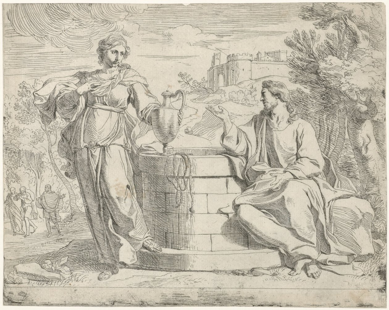 Cristo e la donna samaritana da Jan de Pape (rejected attribution)