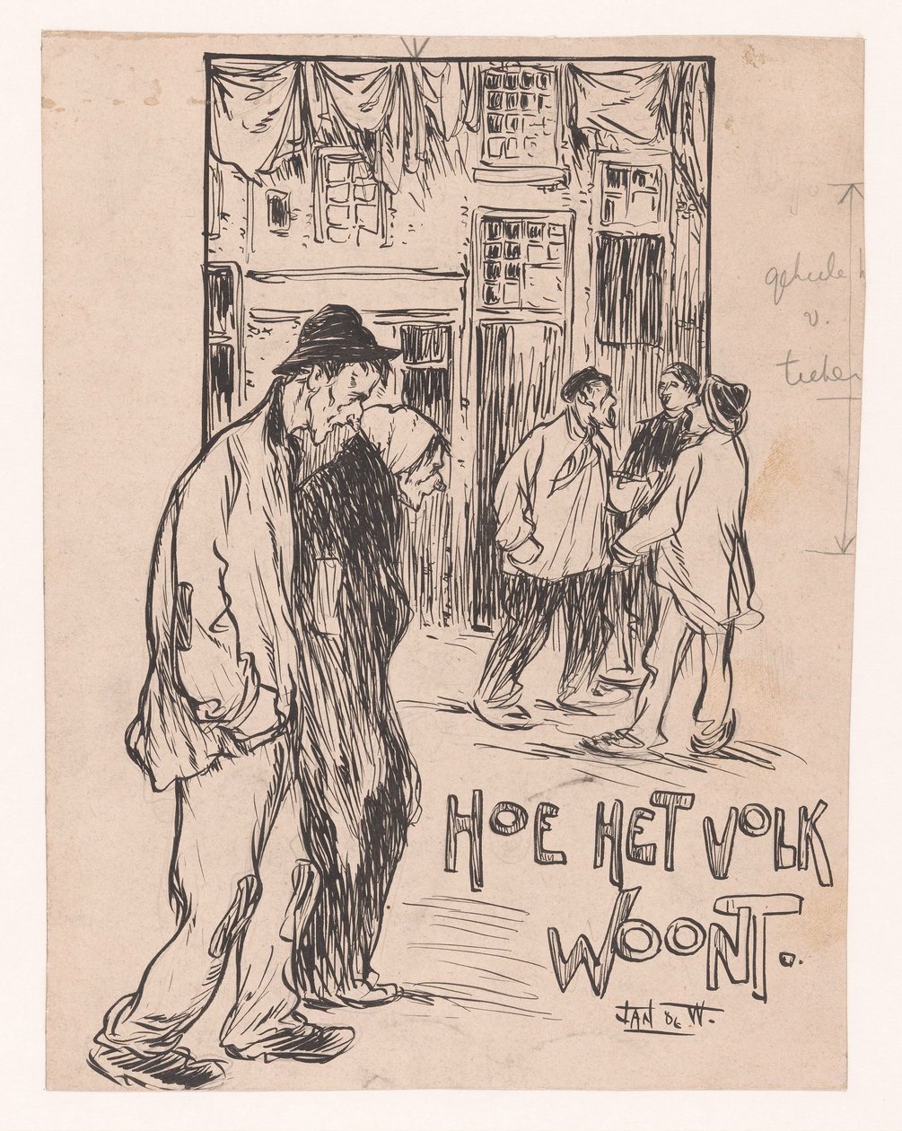Come vive il popolo da Jan de Waardt (signed by artist)
