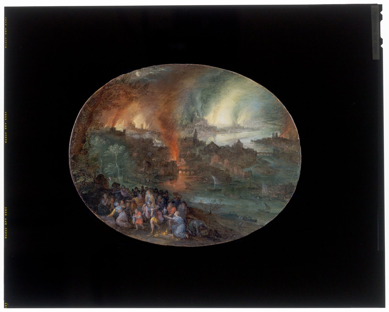 Enea e Anchise da Jan the Elder Brueghel