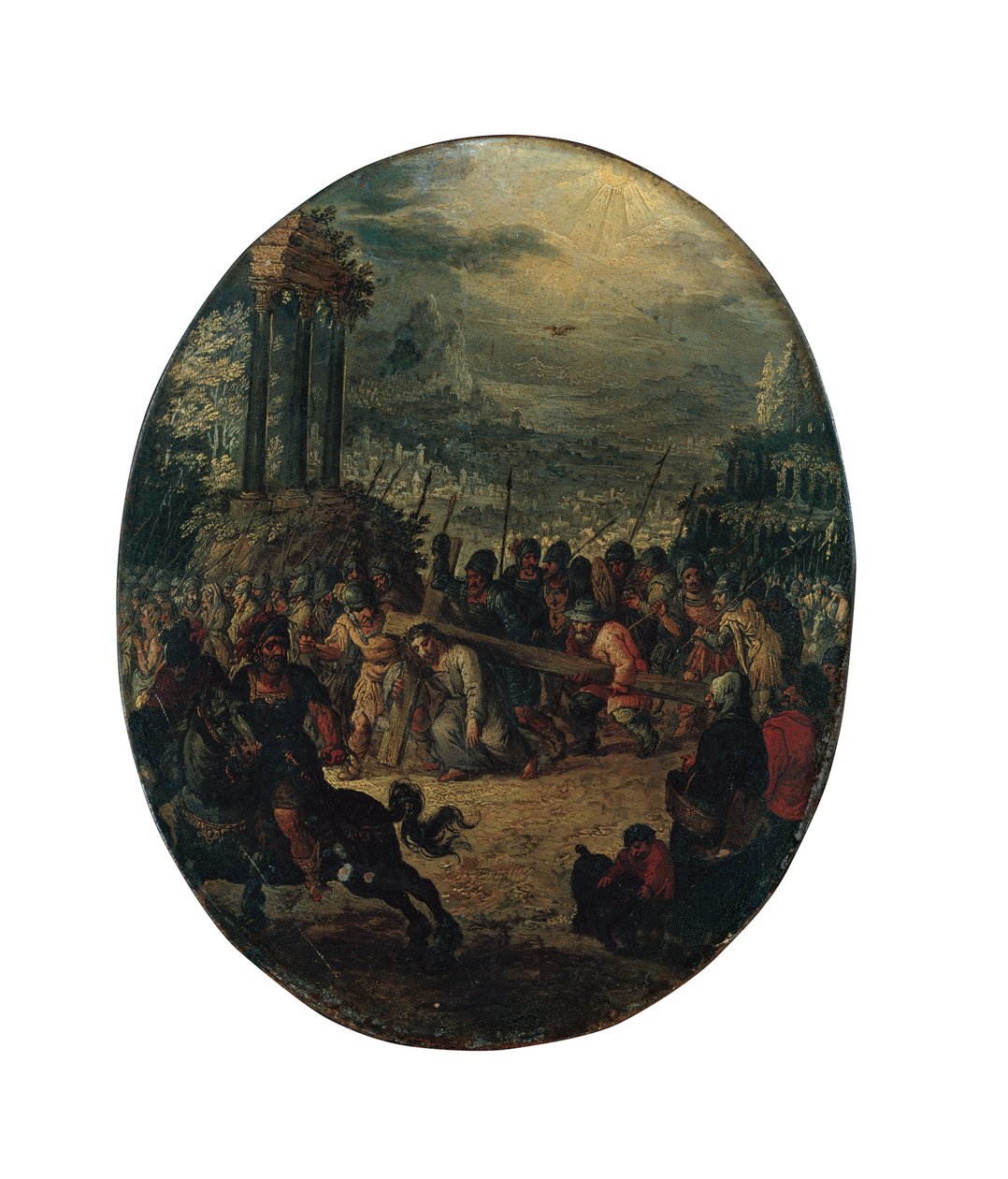 Cristo sulla via del Calvario da Jan the Elder Brueghel