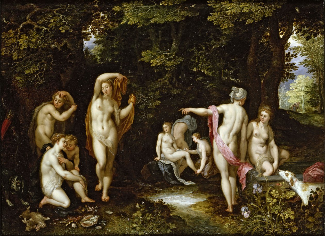 Diana e Atteone, ca 1595 da Jan the Elder Brueghel