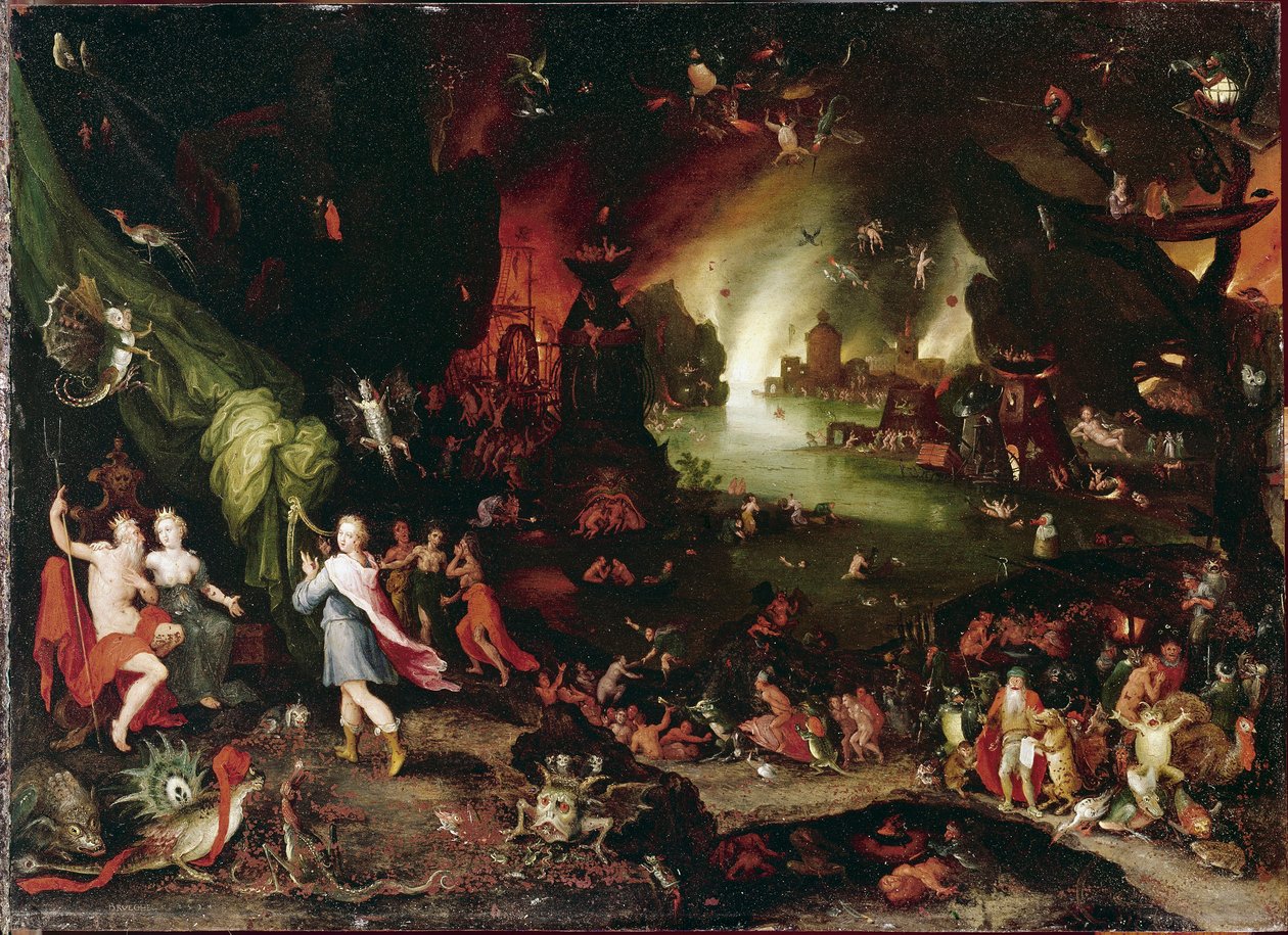 Orfeo negli Inferi da Jan the Elder Brueghel