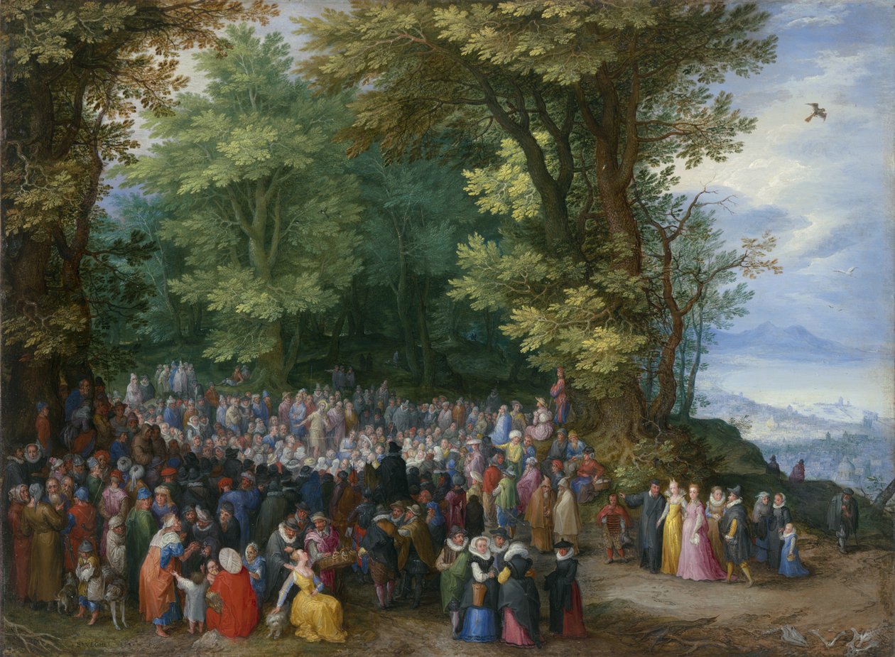 Il Sermone della Montagna da Jan the Elder Brueghel