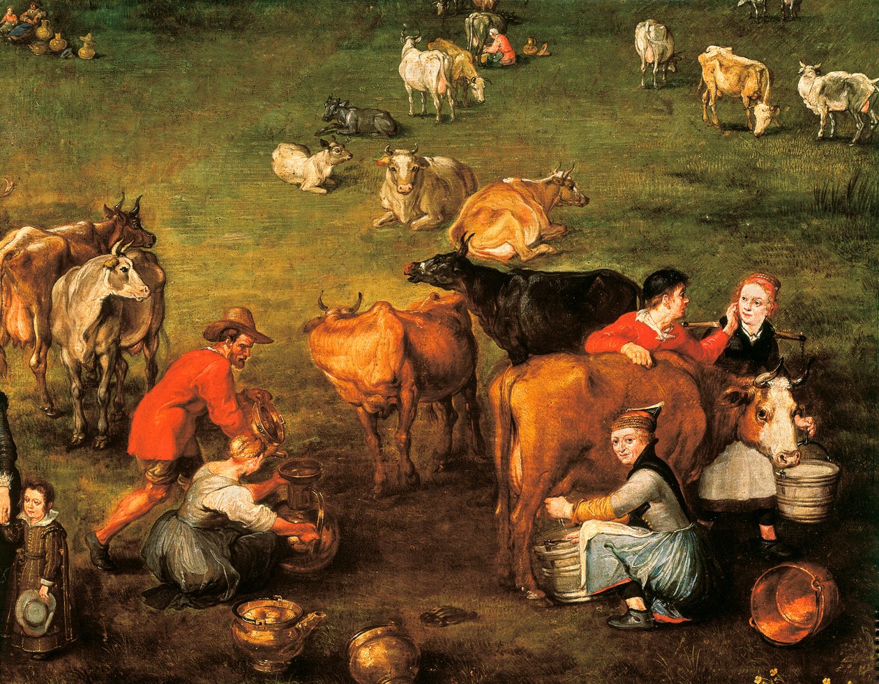 "La vita dei contadini", dettaglio di un dipinto di Jan Bruegel da Jan the Elder Brueghel
