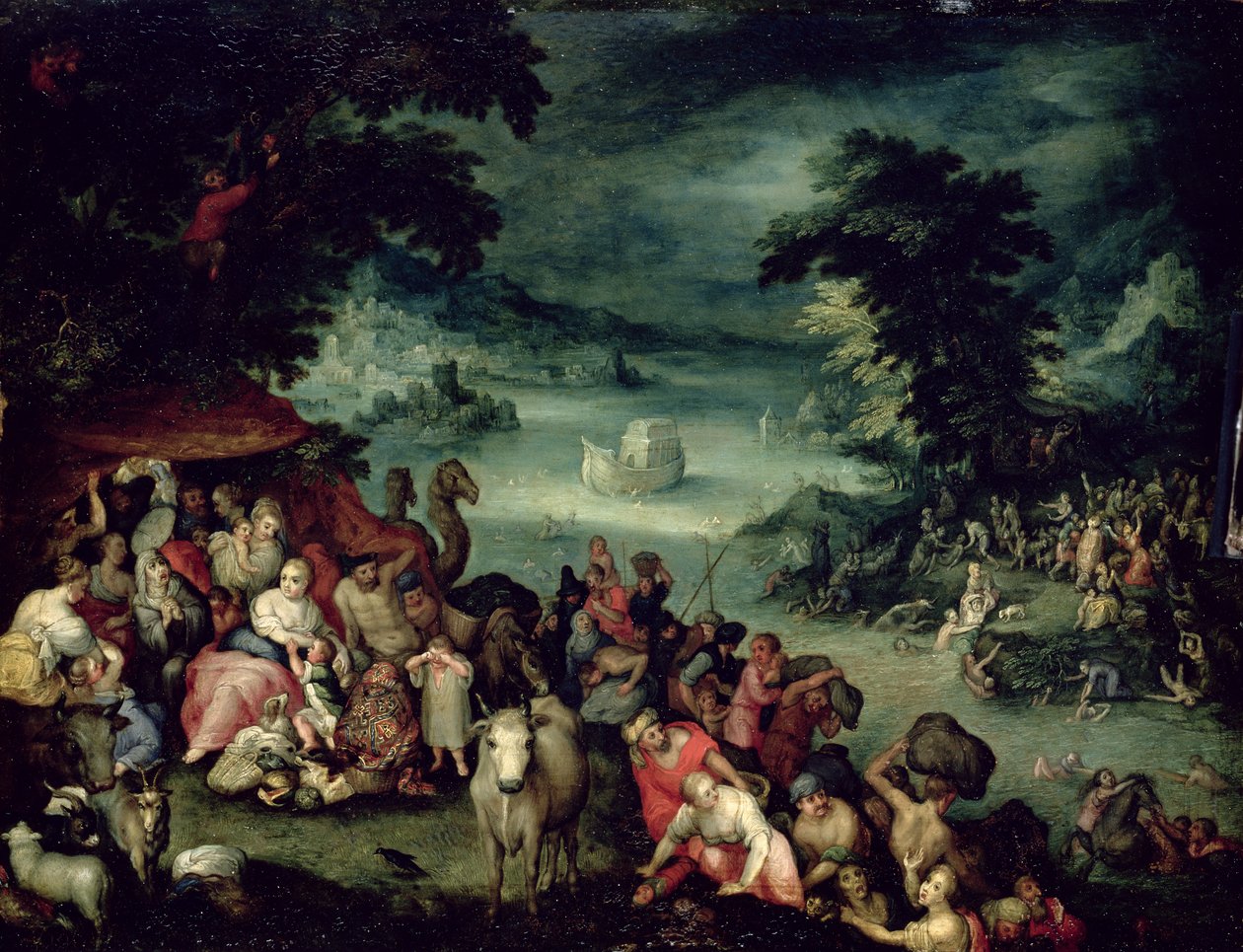 Il grande diluvio da Jan the Elder copy Brueghel