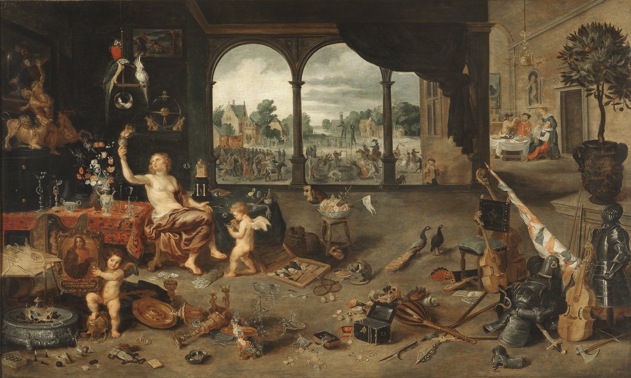 La vanità della vita umana da Jan Brueghel the Younger