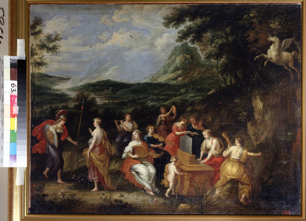 Pallade Atena e Muse da Jan van Balen