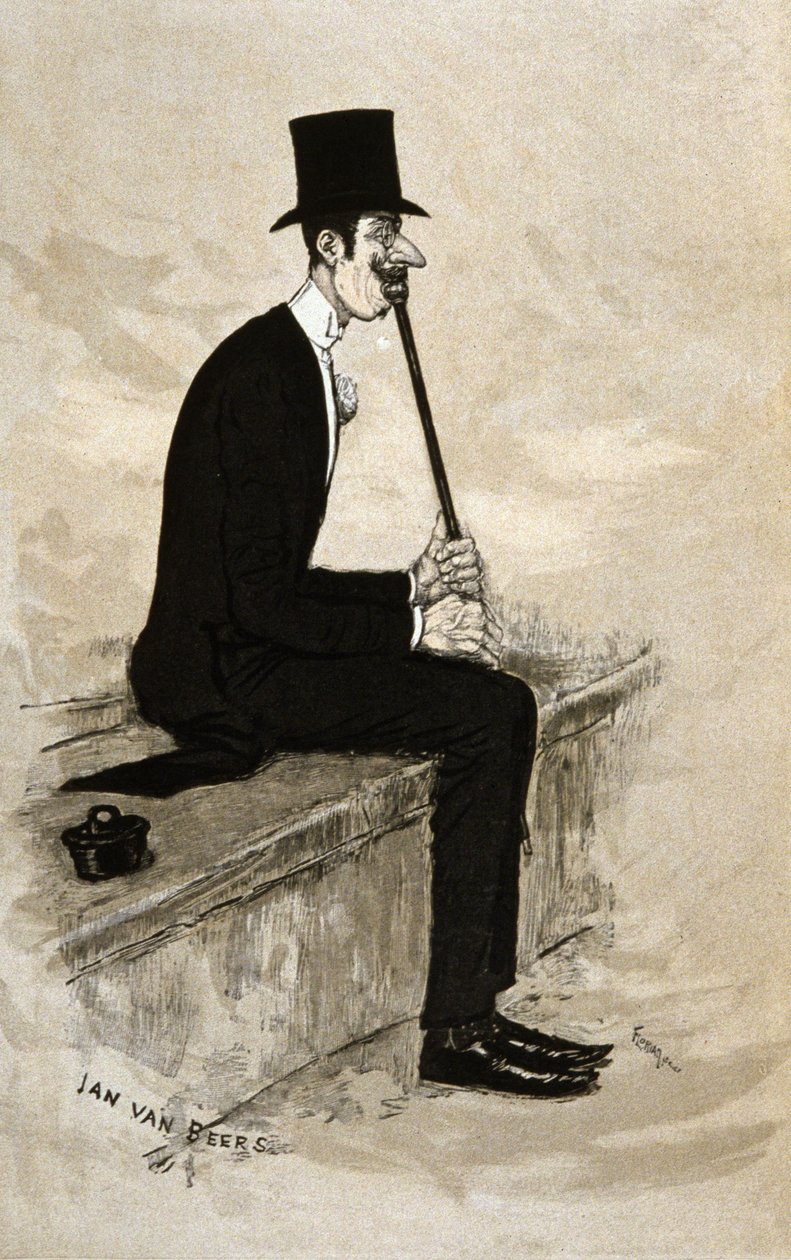 Un uomo della società parigina da Jan van Beers